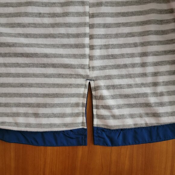 Market & Spruce Lightweight Blue Hooded Rain Jacket - S - Picture 8 of 9